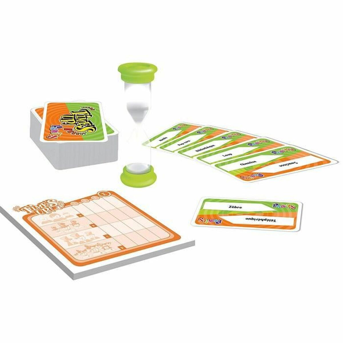 Küsimuste ja vastuste komplekt Asmodee Time's Up Family - Orange Version (FR)